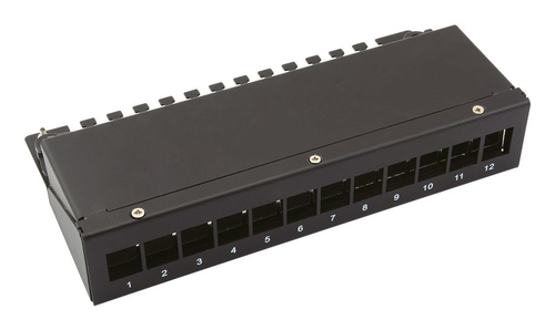 Value Kabelbündler - Schwarz - Kabelmanagement-Box - 1U Rack Height - Stahl