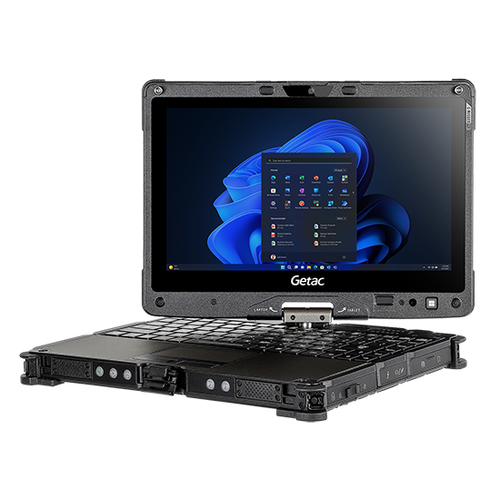 Getac V110 G7. Product type: Hybrid (2-in-1), Form factor: Convertible (Fold-back screen). Processor family: Intel® Core™ 