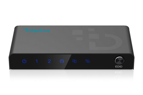 Digitus 4K HDMI Splitter, 1x2. Video port type: HDMI, Video out: 2x HDMI. Maximum resolution: 3840 x 2160 pixels, Product 