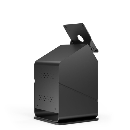 Compulocks Tablet Printer Kiosk - VESA 100X100 compatibility, Securely mounts a variety of tablets and iPads, Can hold a p
