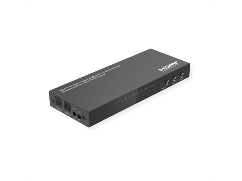 Value Audio/Video Switchbox - Cable - 3840 x 2160 - 4K, Full HD, 4K UHD, 2K - 1080p - 4 Input Device - 2 Display - Noteboo