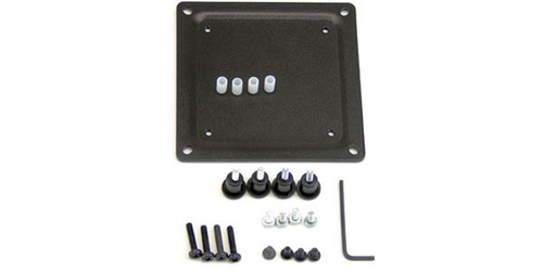 Ergotron 75 mm to 100 mm Conversion Plate Kit. Material: Steel, Product colour: Black