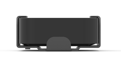 Compulocks Apple TV Security Mount (4th, 4k 1-2nd Gen) (2018-2021) with Cable Lock Black - Easy to install on the counter 