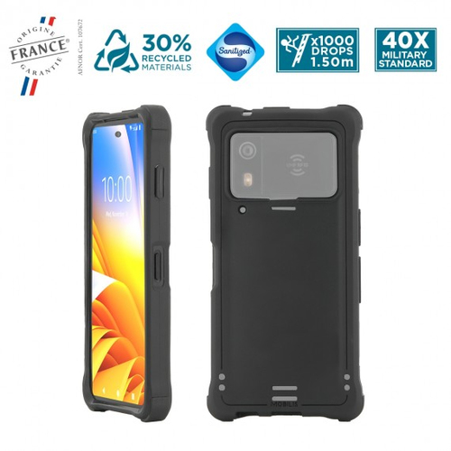 MOBILIS Protech Rugged Case for Mobile Computer - Black - Drop Resistant, Bacterial Resistant, Shock Resistant, Scratch Re