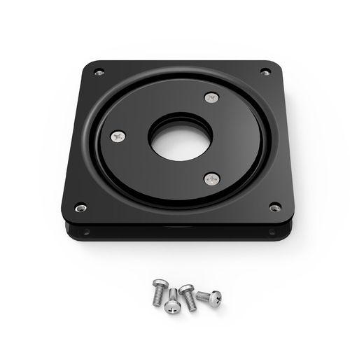 Compulocks VESA Rotating Plate Black - 100mm x 100mm VESA compatible, High grade aluminum construction, Rotates between Po