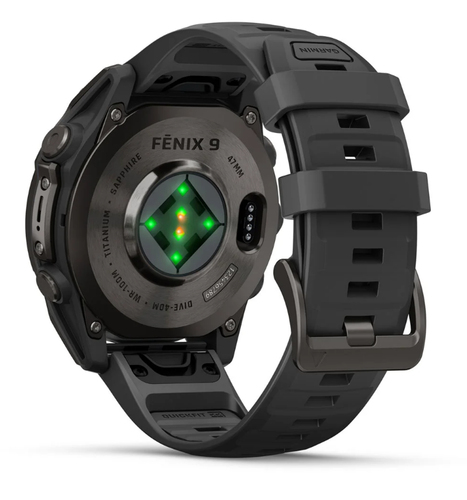 Garmin fēnix 9. Display diagonal: 3.56 cm (1.4"), Display technology: AMOLED, Display resolution: 454 x 454 pixels, Touchs