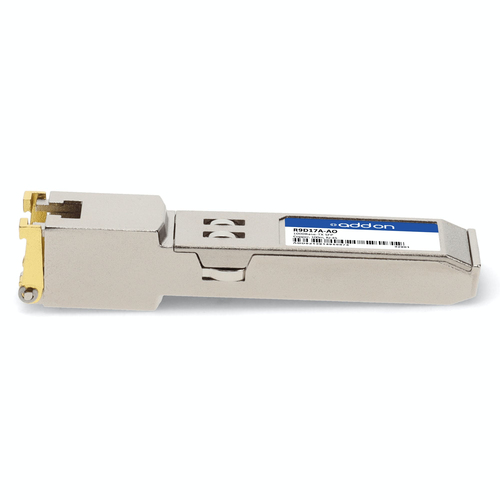 AddOn SFP - 1 x RJ-45 10/100/1000Base-TX Network - 1 - TAA Compliant - For Optical Network, Data Networking - Optical Fibe