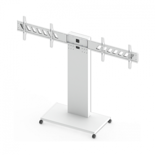 Unicol Display-Wagen - 100 kg Belastbarkeit - 4 Rollen - 266 cm (104,72 Zoll) Breite x 65 cm (25,59 Zoll) Tiefe x 190 cm (