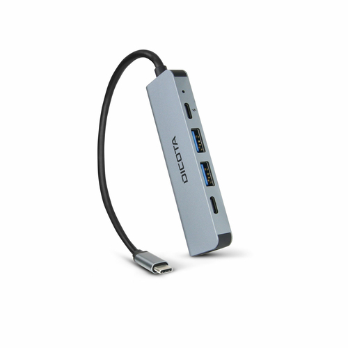 Dicota USB-Typ C Docking Station für Smartphone, Projektor, Tablet, Desktop-PC, Monitor, E-Book-Reader, TV, Digital-Player