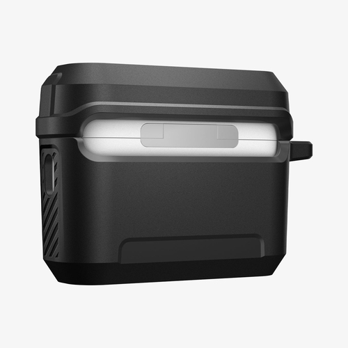 Spigen Lock Fit AirPods Pro 3 Case Matte Black. Product type: Case, Material: Polycarbonate (PC), Thermoplastic polyuretha