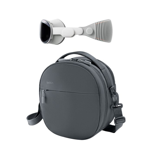 Belkin Travel Bag for Apple Vision Pro. Recommended gender: Unisex, Closure type: Zipper. Product main colour: Grey, Color
