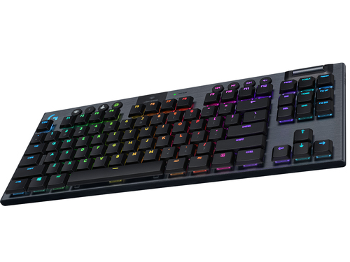Logitech G G915 TKL Tenkeyless LIGHTSPEED Wireless RGB Mechanical Gaming Keyboard - GL Tactile. Keyboard form factor: Full