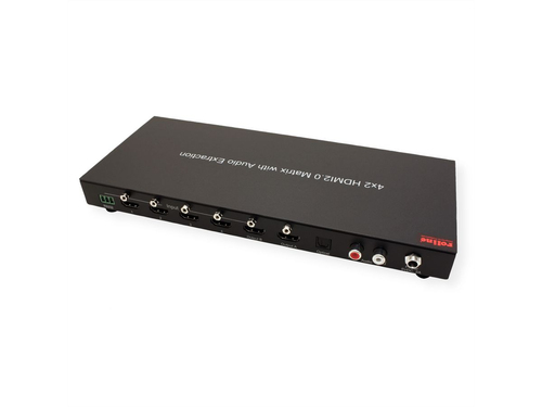 Roline Audio/Video-Schalter - Kabel - 3840 x 2160 - 4K, 4K UHD - 2160p - Blu-ray Player, Satellitenempfänger, Spielkonsole