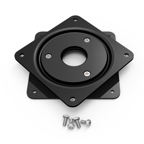 Compulocks VESA Rotating Plate Black - 100mm x 100mm VESA compatible, High grade aluminum construction, Rotates between Po
