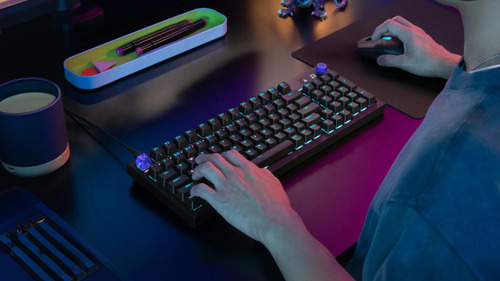 Clavier de jeu Logitech G G316 X 98 - Câble Connectivité - USB Type A Interface - RGB LED - Français - Noir - Tactile Pavé