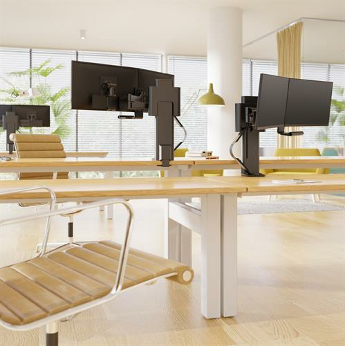 Ergotron TRACE 45-631-224. Montagem: Clamp, Peso máximo (capacidade): 9,8 kg, Tamanho máximo de ecrã: 68,6 cm (27"), Supor
