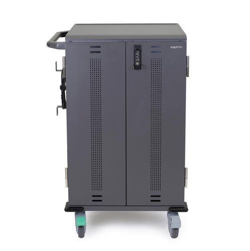 Ergotron YESMOR36. Type: Freestanding, Product colour: Black, Grey, Wheel diameter: 10 cm. Input current: 10 A. Certificat