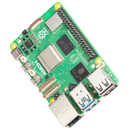 Raspberry Pi 5 Single Board Computer - Cortex A76 - Quad-Core - 2,40 GHz - 4 GB - LPDDR4X - Wireless LAN - Bluetooth - HDM