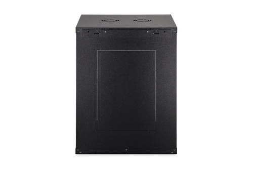 Digitus Dynamic-N 16U Wall Mountable Enclosed Cabinet Rack Cabinet for Networking, Server - Light Grey - Steel, Glass, She