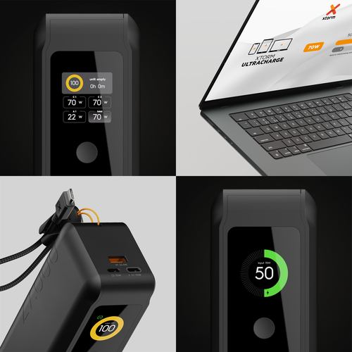 Xtorm XNG271W70. Battery capacity: 27000 mAh, Battery technology: Lithium-Ion (Li-Ion). Fast charging technology: Power De
