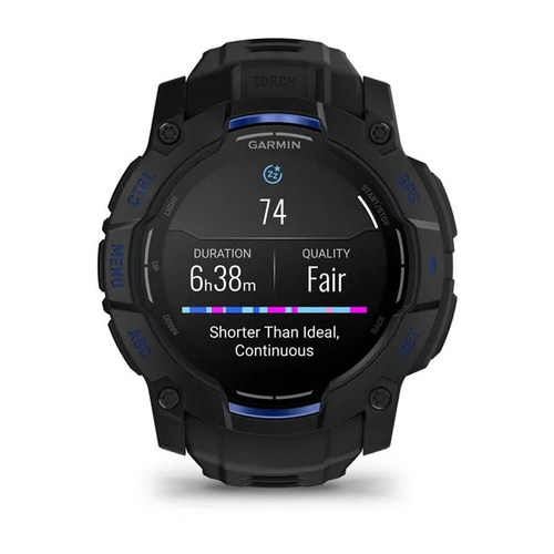Garmin Instinct 3. Display diagonal: 3.3 cm (1.3"), Display technology: AMOLED, Display resolution: 416 x 416 pixels. GPS 