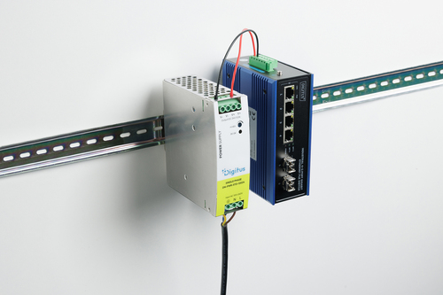Digitus DN-PWR-STD-12024 Stromversorgung - 120 W - Auf DIN-Schiene montierbar - 120 V AC, 230 V AC Eingang - 24 V DC Ausga