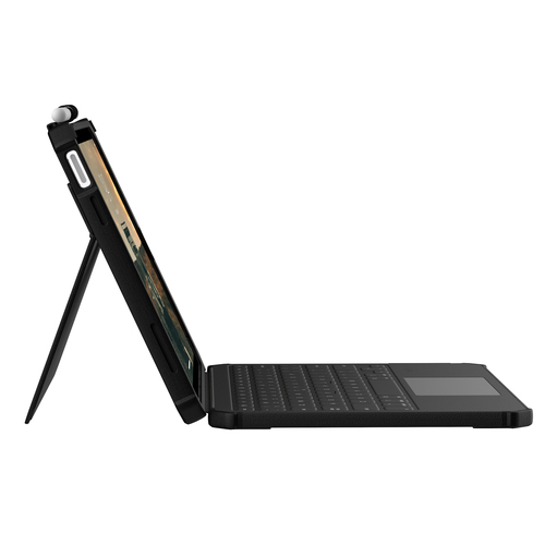Urban Armor Gear Rugged USB-C Keyboard iPad 11" (A16)(11th Gen, 2025) Folio Case. Keyboard layout: QWERTY, Keyboard langua