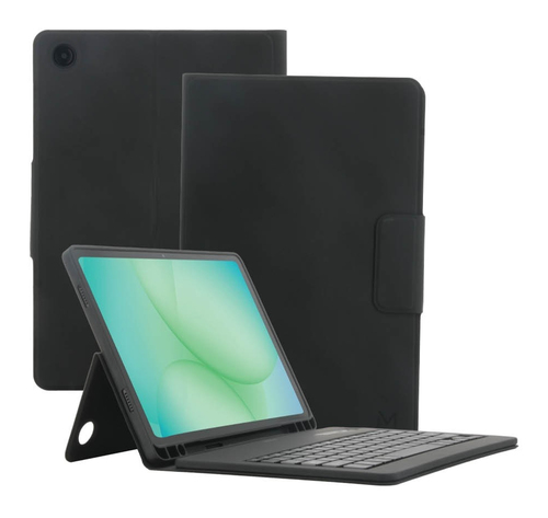 MOBILIS Element Tastatur/Cover (Folie) für 27,9 cm (11 Zoll) Samsung Galaxy Tab A9+ Tablet - Schwarz - Polyethylenterephth