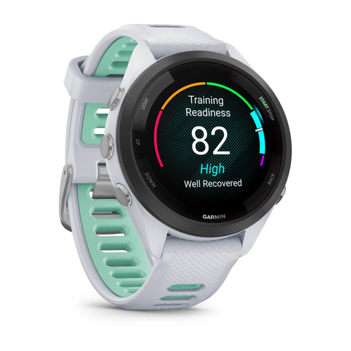 Garmin Forerunner 265S. Display diagonal: 2.79 cm (1.1"), Display technology: AMOLED, Display resolution: 360 x 360 pixels