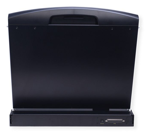 Value LCD Rack Console KVM Switch - Black - 43.2 cm (17") LCD - 1280 x 1024 - 1 x USB - 1 x VGA - Keyboard - TouchPad - 12