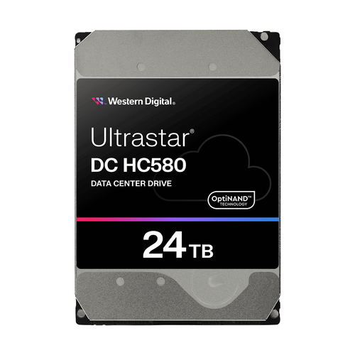 WD Ultrastar Festplatte - 3,5" Intern - 24 TB - SAS (12Gb/s SAS) - Conventional Magnetic Recording (CMR) Method - Data Cen