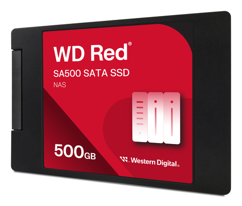 Unità stato solido WD Red SA500 WDS500G1R0A - 2,5" Interno - 500 GB - SATA (SATA/600) - NAS Dispositivo supportato - 350 T