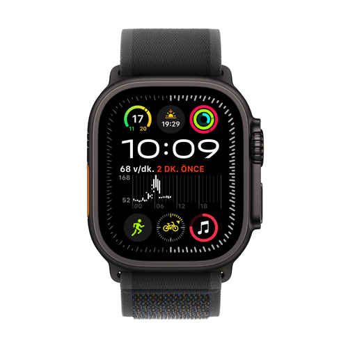 Apple Watch Ultra 2 Smart Watch - 49 mm Case Height - 44 mm Case Width - Black Case Color - Black Band Color - Glass Body 
