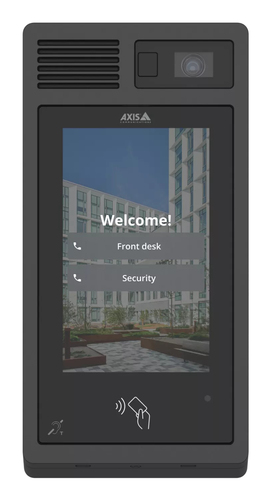 AXIS I8307-VE 17,8 cm (7 Zoll) Funkstation mit Monitor (Zweitmonitor) - TAA-konform - Touchscreen IPS - 8 Megapixel - CMOS