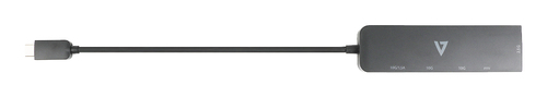 V7 V7UCRJ25GHUB-BLK. Interface do host: USB 3.2 Gen 1 (3.1 Gen 1) Type-C, Interfaces de hub: RJ-45, USB 3.2 Gen 1 (3.1 Gen