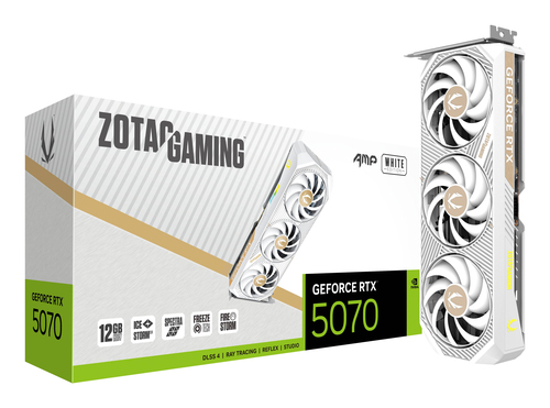 Zotac NVIDIA GeForce RTX 5070 Grafikkarte - 12 GB GDDR7 - 7680 x 4320 - 2,59 GHz Core - 192 Bit Busbreite - PCI Express 5.