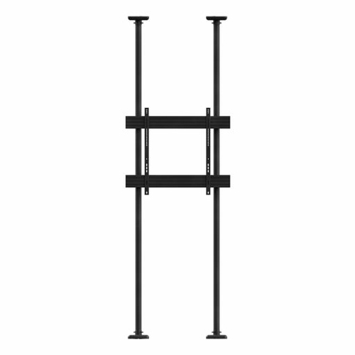 HAGOR Boden-Decken-Montage für Display - Schwarz - Querformat/Hochformat - Höhenverstellbar - Bildschirmgr�ße: 75 Zoll (19
