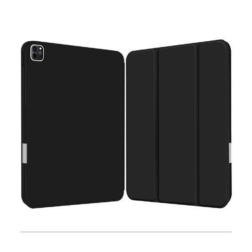 4smarts Basic Tasche (Folie) für 33 cm (13 Zoll) Apple iPad Pro 13 (2024) Tablet - Schwarz - Thermoplastisches Polyurethan