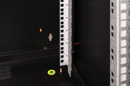 DIGITUS Professional Unique 20U Wandmontierbar Rackschrank für LAN-Schalter, Patchfeld - 482,60 mm Rack Width - Schwarz - 