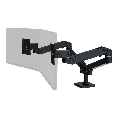 LX Pro Dual Side-by-Side Arm, Two Monitor Mount - Black