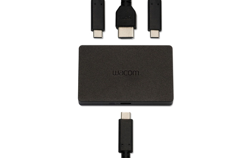 Wacom A/V-Adapter - Schwarz
