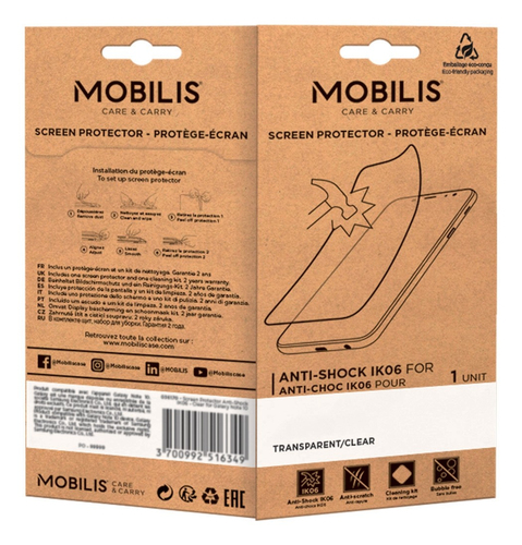 MOBILIS Screen Protector - Clear - For LCD Mobile Computer - Anti-shock