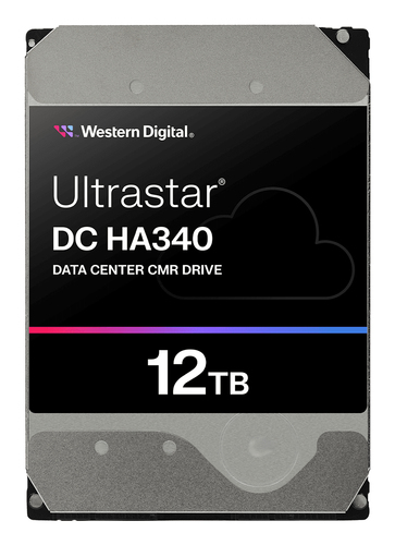 Western Digital Ultrastar DC HA340 WUS721212BLE6L4 12 TB Hard Drive - 3.5" Internal - SATA (SATA/600) - Conventional Magne