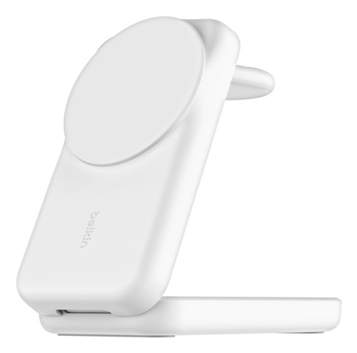 Belkin UltraCharge Induktionsladegerät - Weiß - Faltbar, Magnetisch, Qi2-zertifiziert