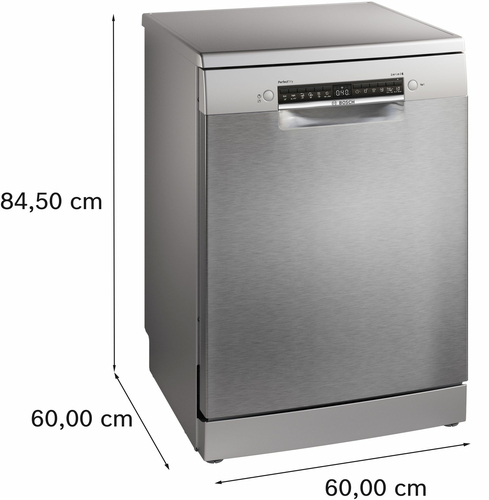 Lavastoviglie Bosch SMS6ZCI10E Installazione libera - Acciaio, Argento - 60 cm - 14 Place Settings - 9 L Capacità - 6 Prog