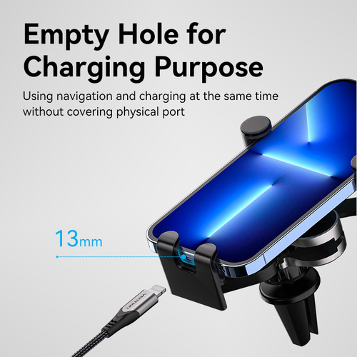 Vention KCEH0 Smartphone, Car, iPhone SmartPhone Holder - 30 mm x 106 mm x 91.8 mm x - ABS, Thermoplastic Polyurethane (TP