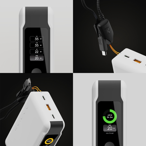 Xtorm XNG200W35. Battery capacity: 20000 mAh, Battery technology: Lithium Polymer (LiPo). Fast charging technology: Power 