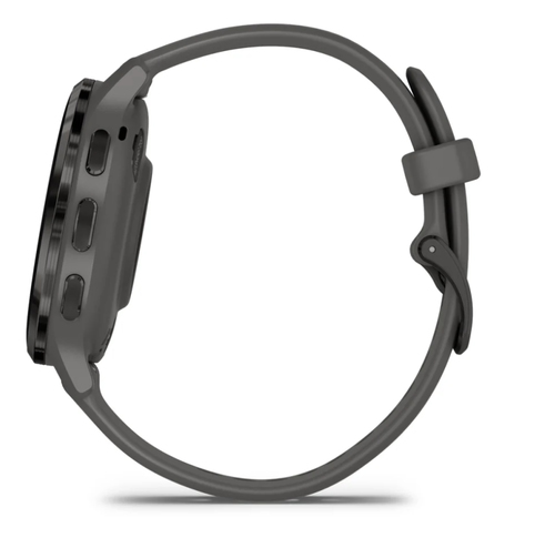 Garmin Venu 3S Smart Watch - 41 mm Case Height - 41 mm Case Width - Pebble Grey Case Color - Black Band Color - Stainless 