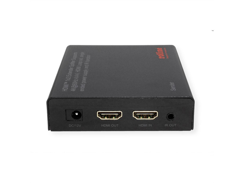 Roline Video-Extender-Transmitter/Receiver - Verkabelt - 70 m Reichweite - 2 x Netzwerk (RJ-45) - 1 x HDMI Ein - 2 x HDMI 