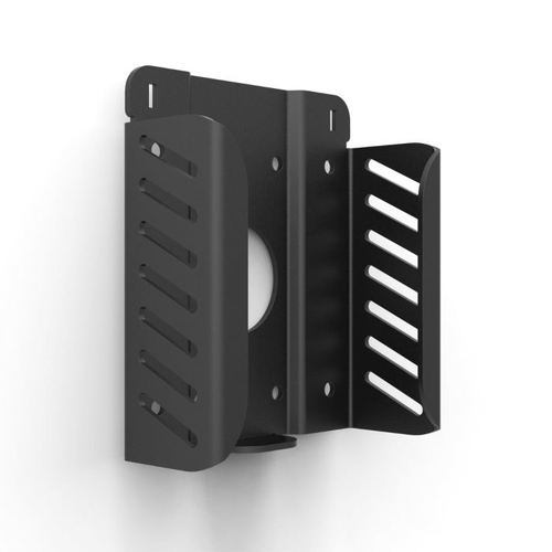 Compulocks Apple TV Security Mount (4th, 4k 1-2nd Gen) (2018-2021) with Cable Lock Black - Easy to install on the counter 